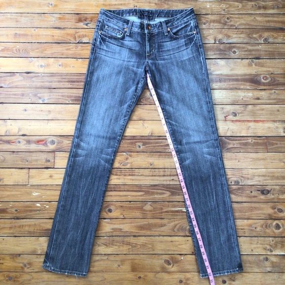 GUESS premium Vintage distressed jeans faded black ripped denim stretch size 29 - Picture 9 of 11